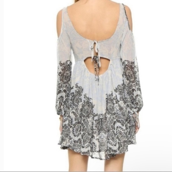 Free People • Penny Lover Paisley Mini Dress - Picture 2 of 11